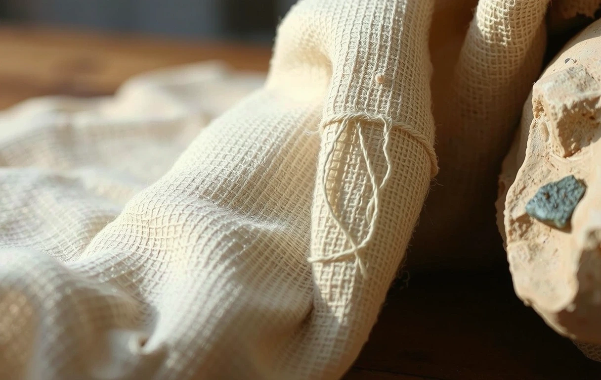 Raw linen texture